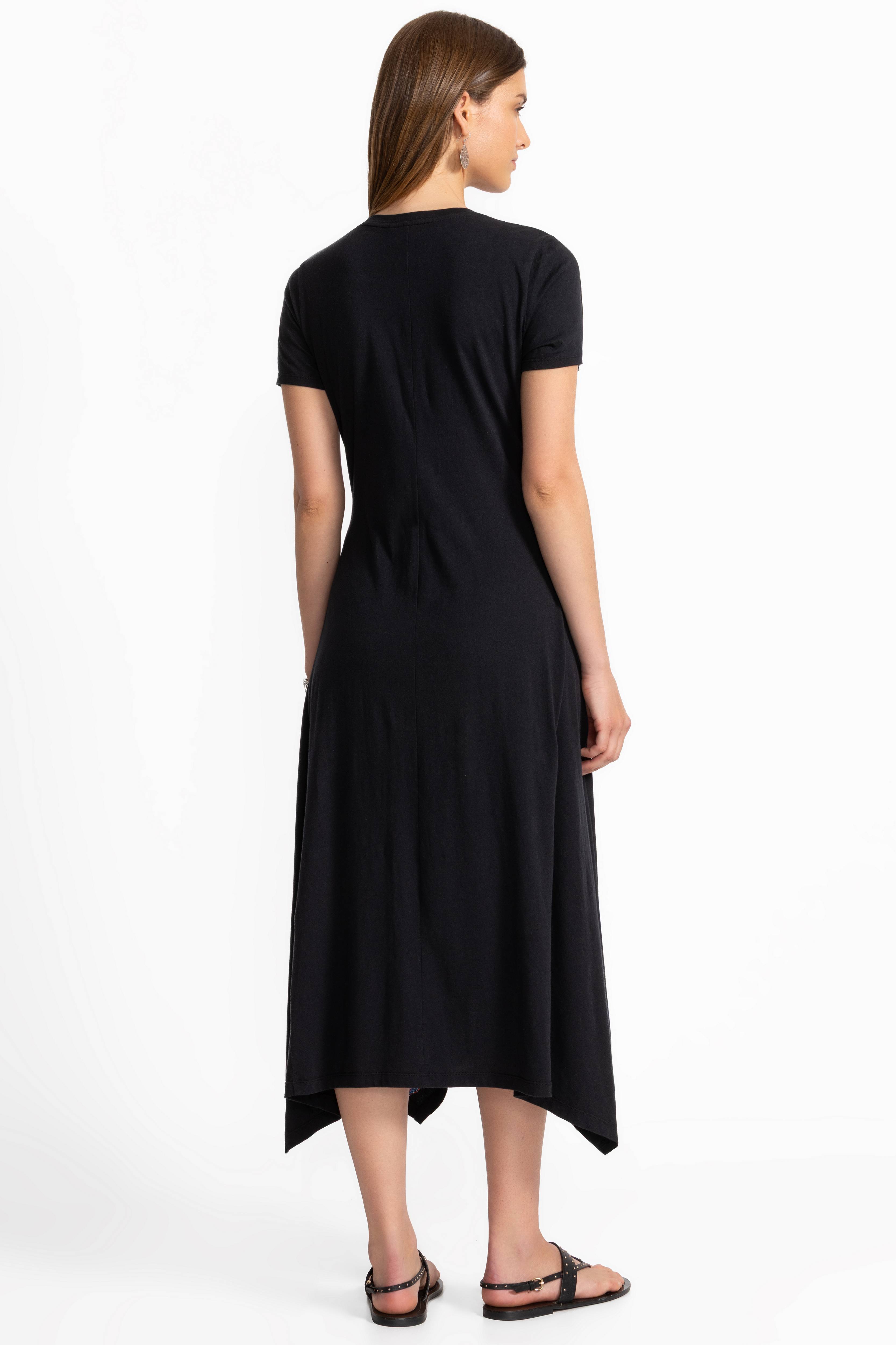 Handkerchief Hem Knit Dress Karime