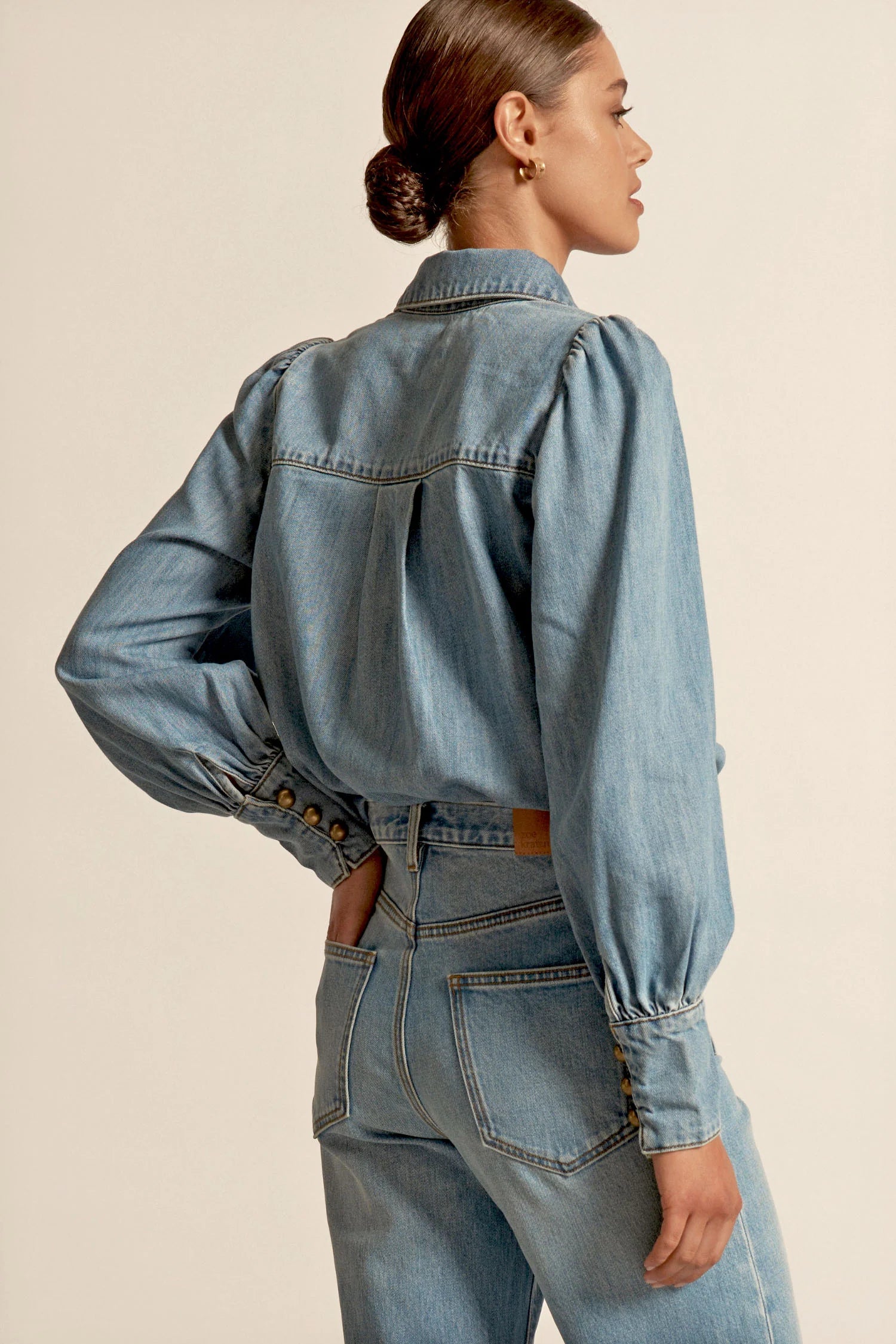 Resonate Top Light Washed Denim