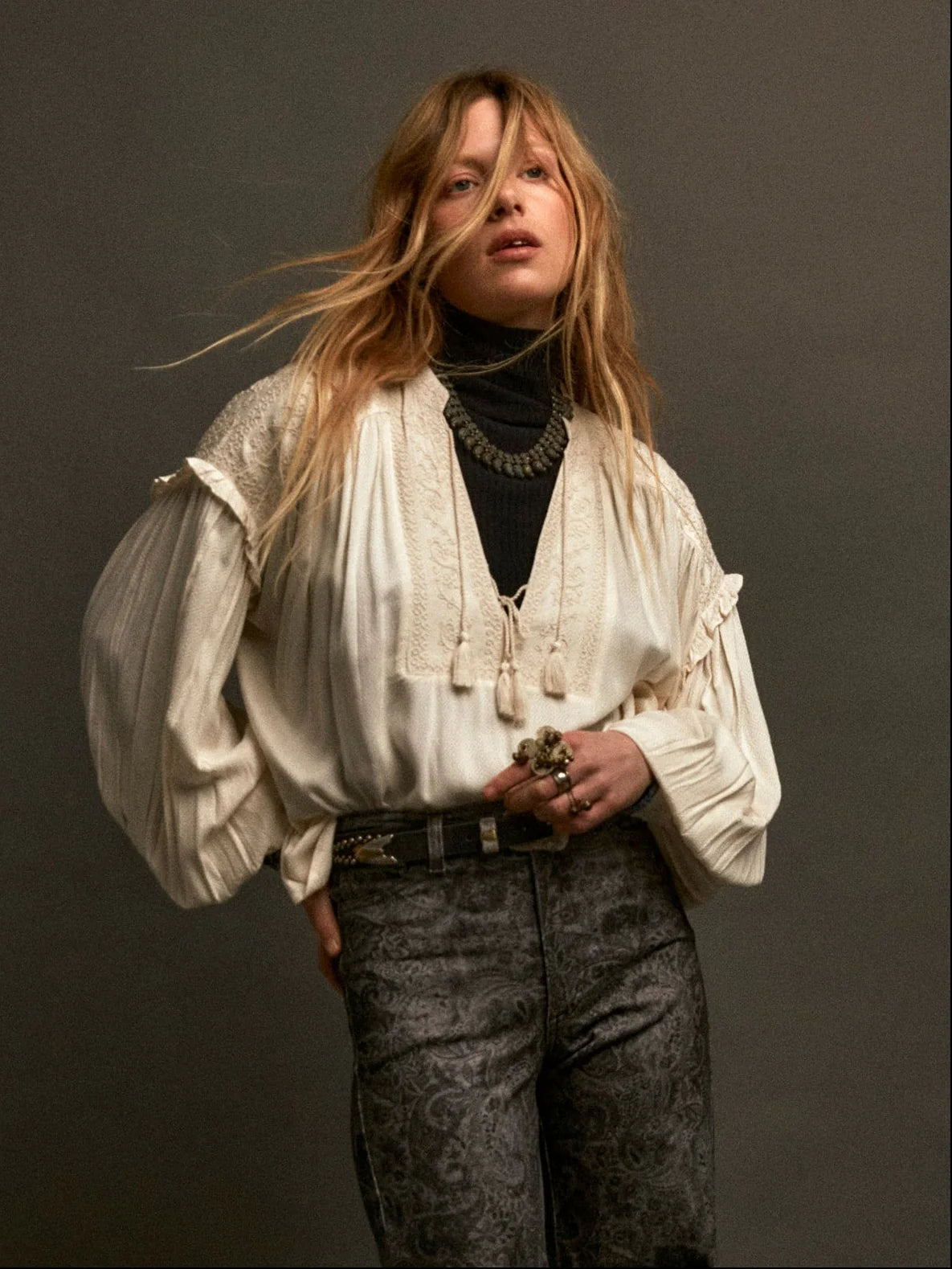 Vega Blouse Soft Ecru