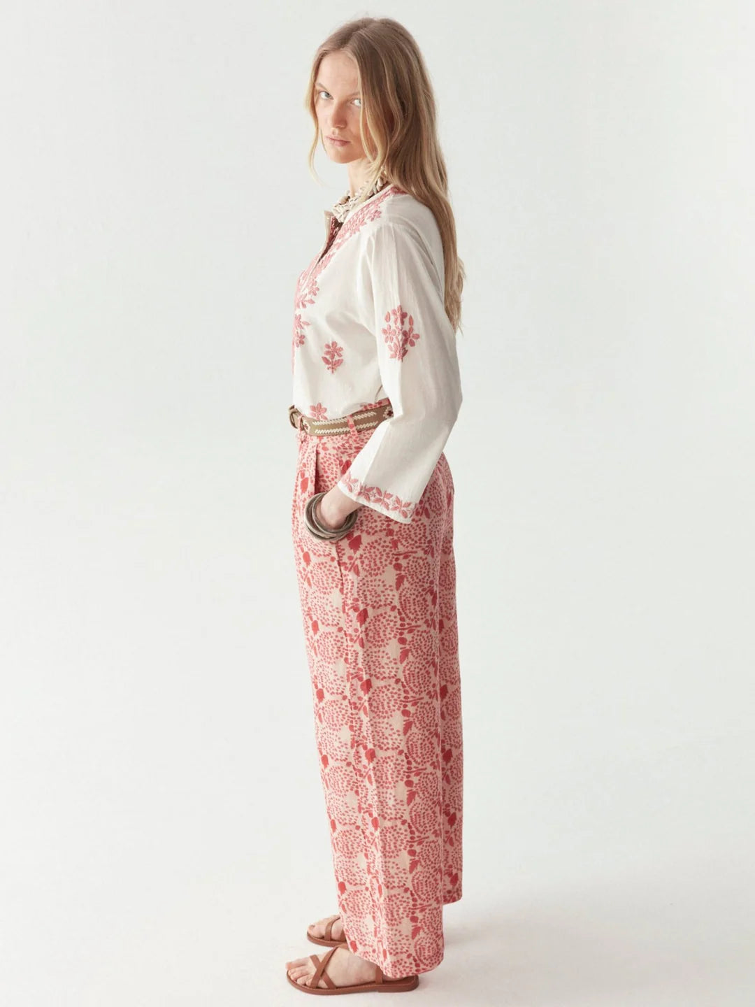 Shyla Blouse Chikan Blossom