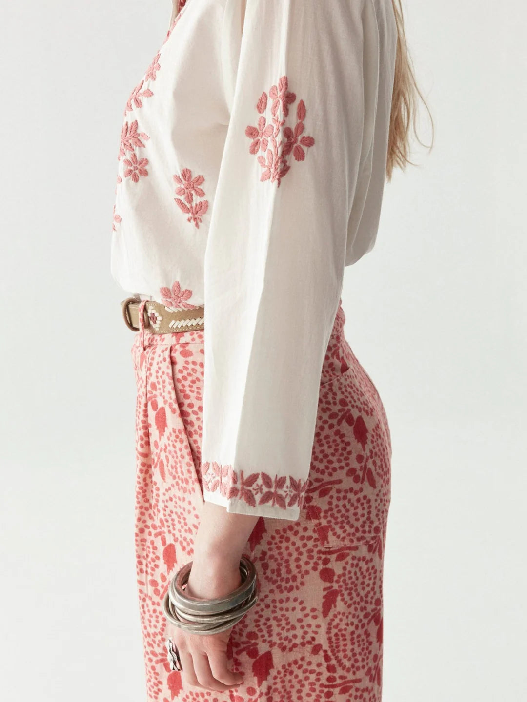 Shyla Blouse Chikan Blossom