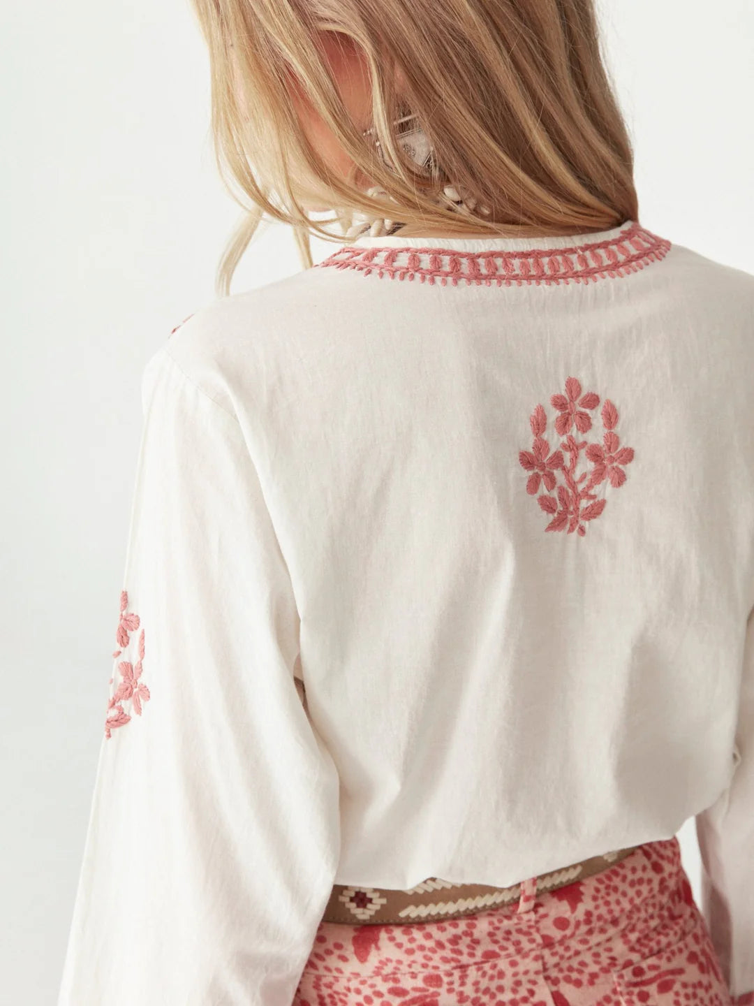 Shyla Blouse Chikan Blossom