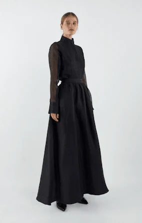 MELINDA MAXI SKIRT BLACK
