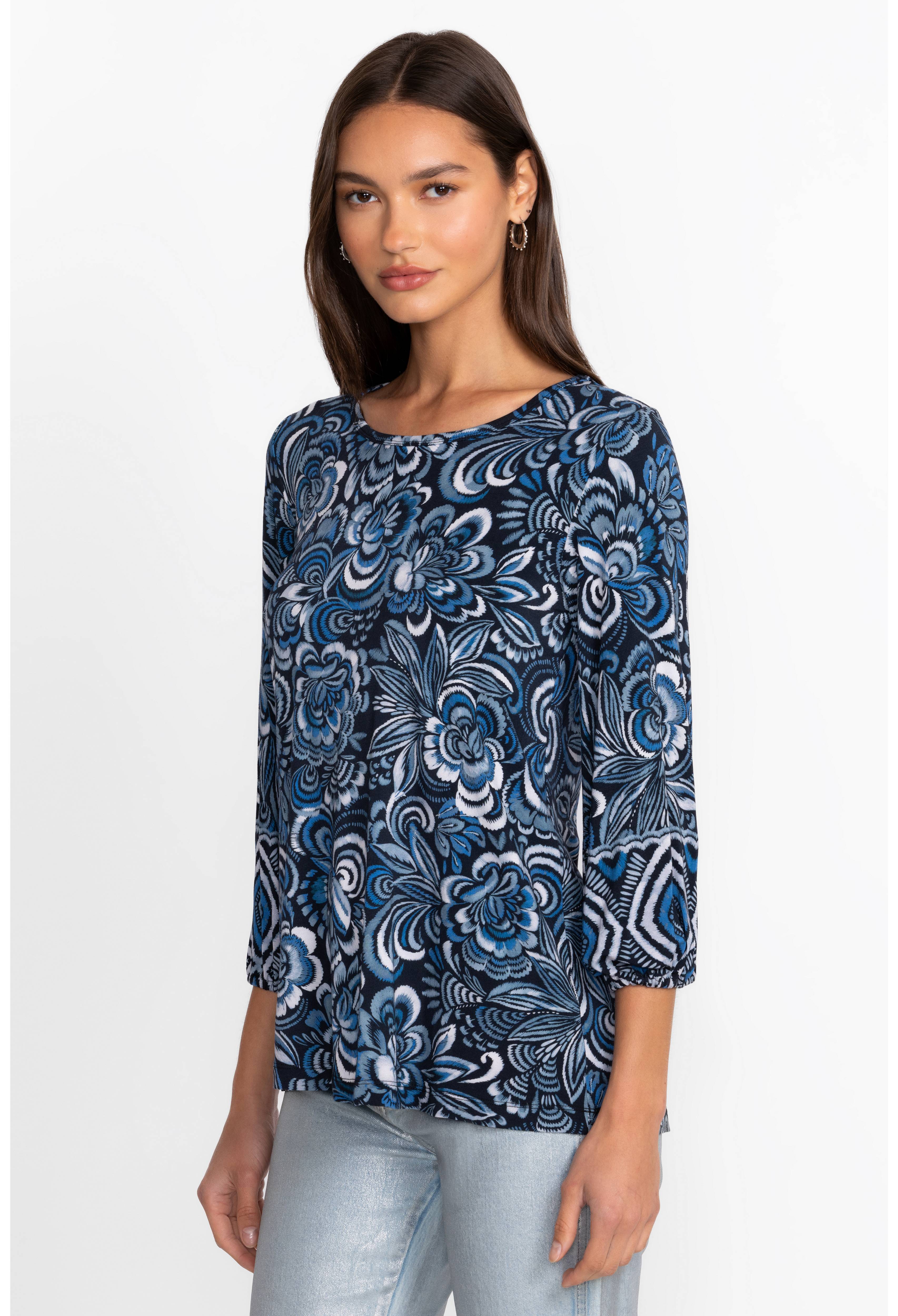 The Janie Favourite Puff Sleeve Knit Tee