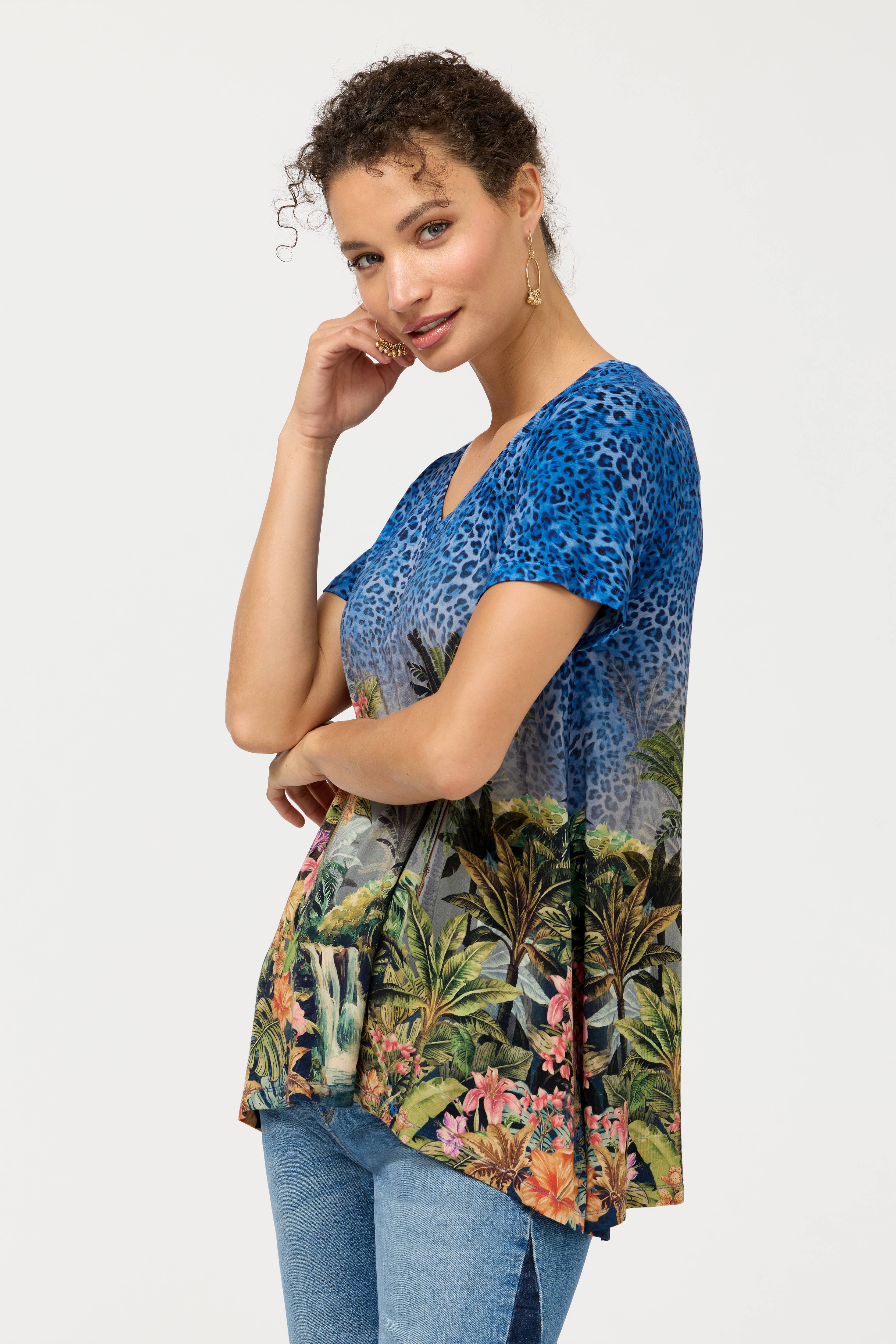 The Janie Favorite Drape Tee Meghann