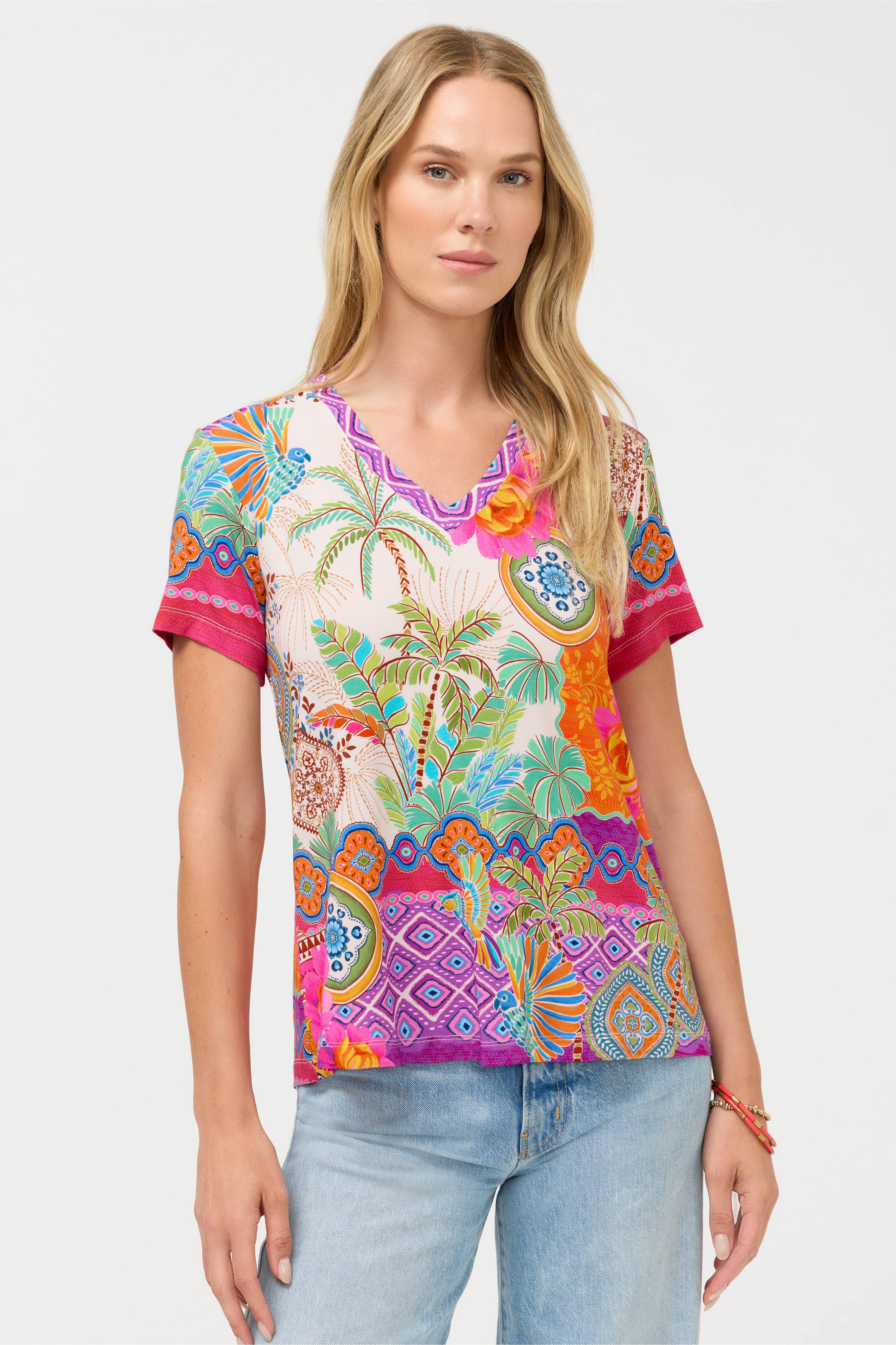 The Janie Favourite Short Sleeve V-Neck