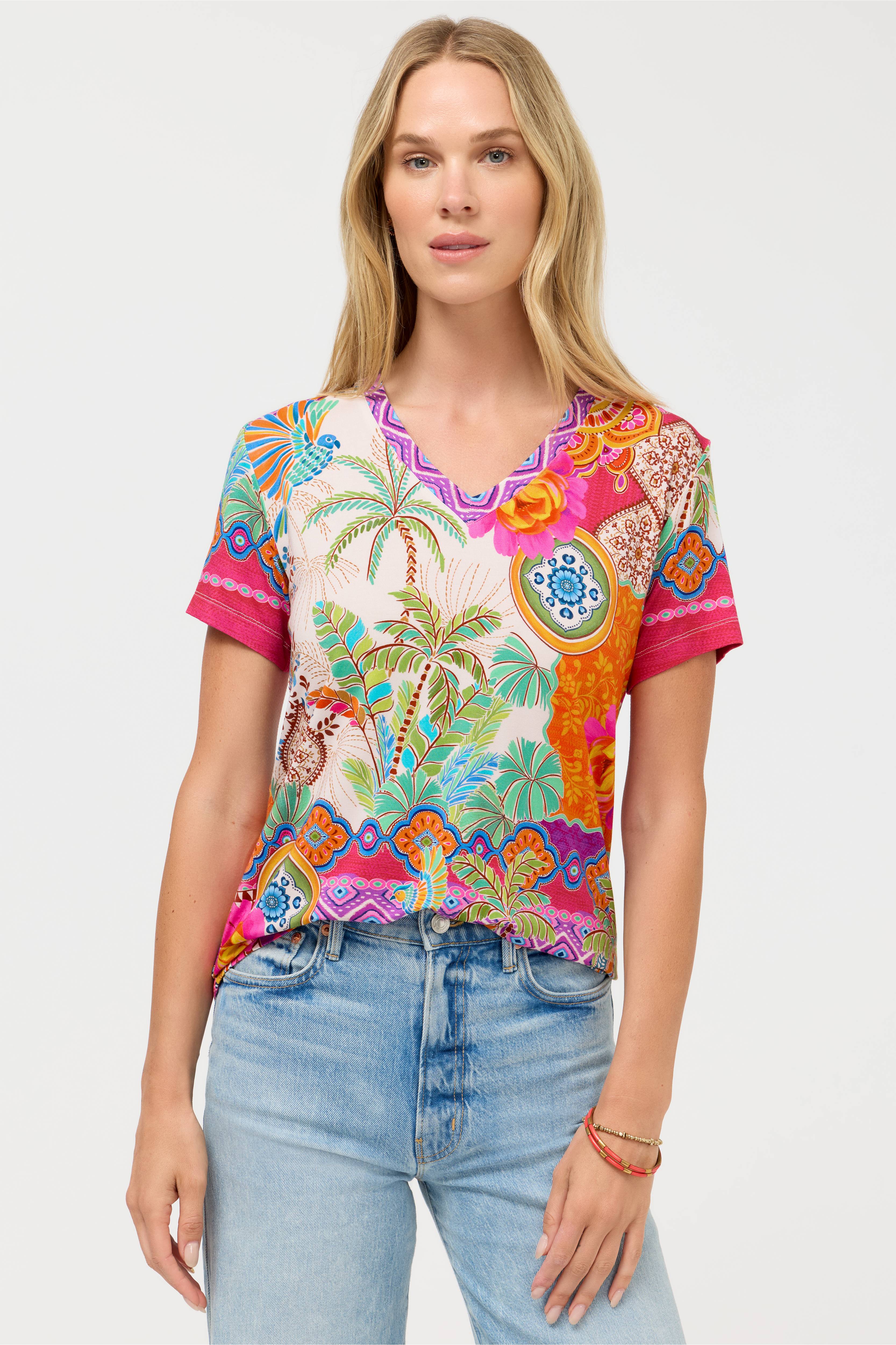 The Janie Favourite Short Sleeve V-Neck