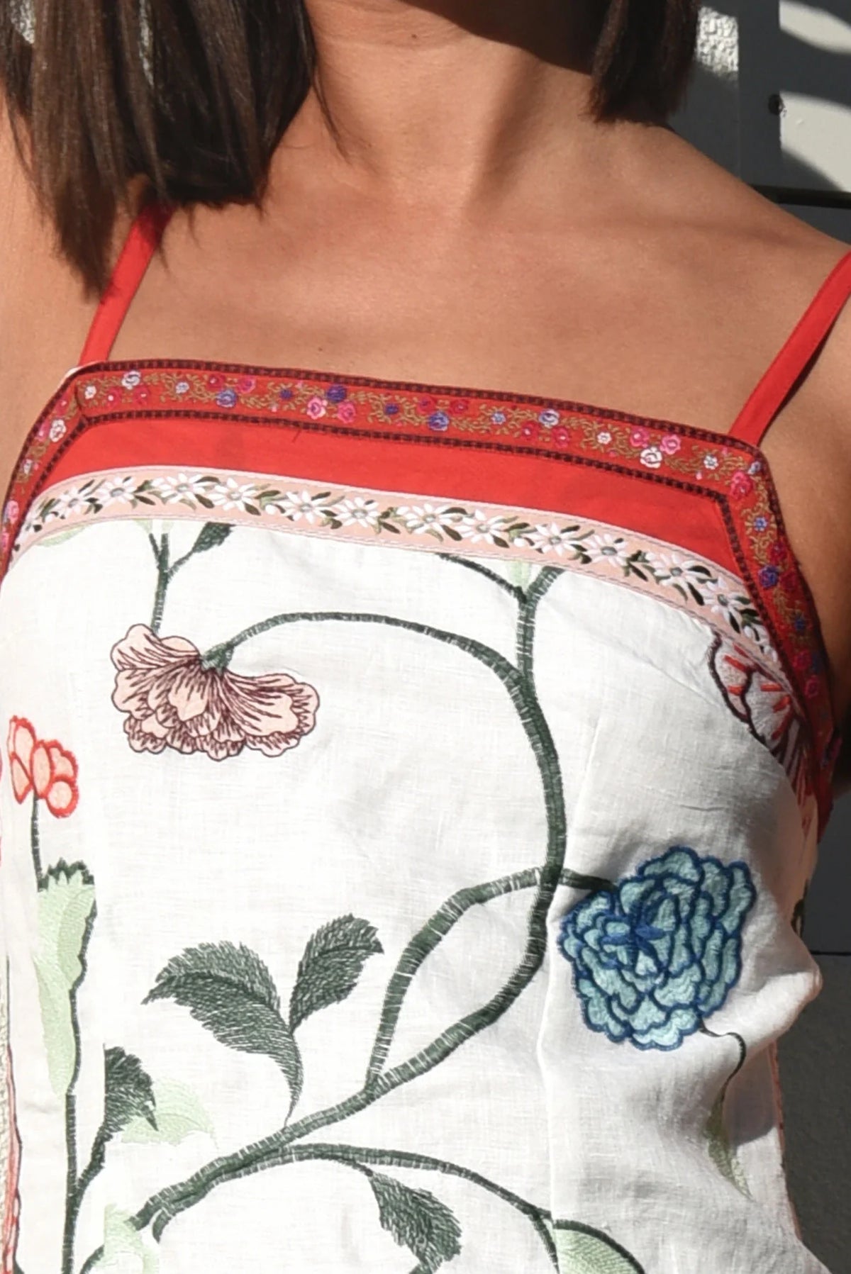 Threading on Sunshine Dress White Floral
