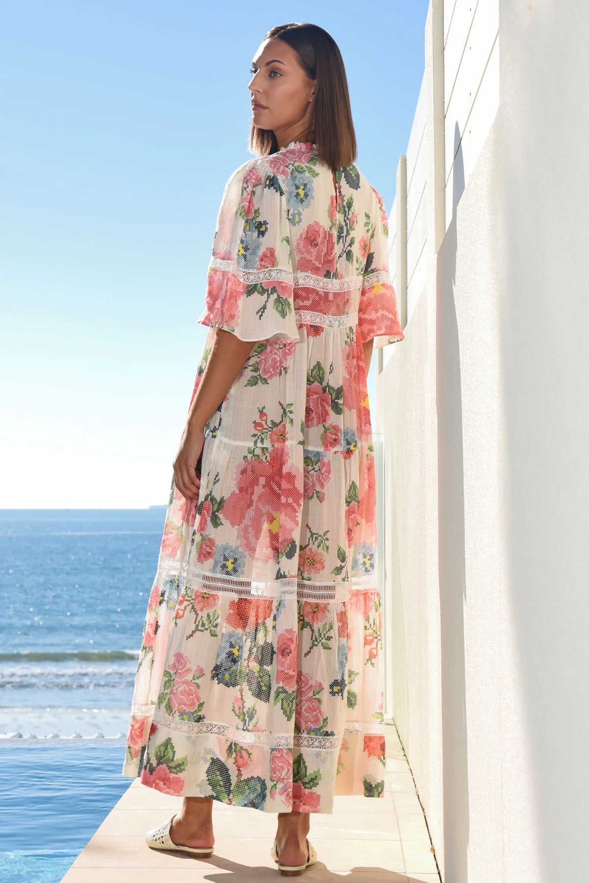 Shop a Frolic Dress White Floral