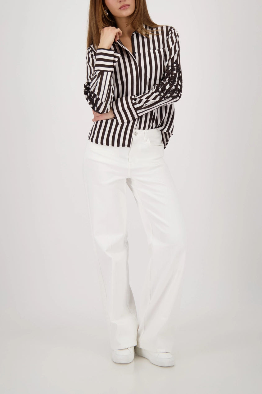All-Over Print Shirt Brown