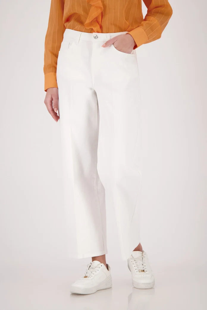 Palazzo Jeans White