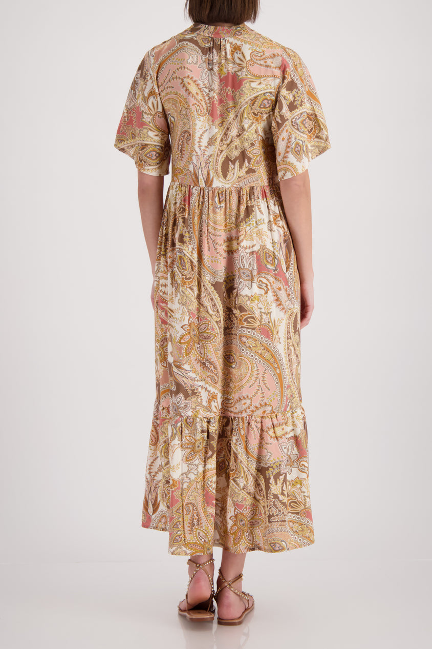 Dress W All-Over Mocca