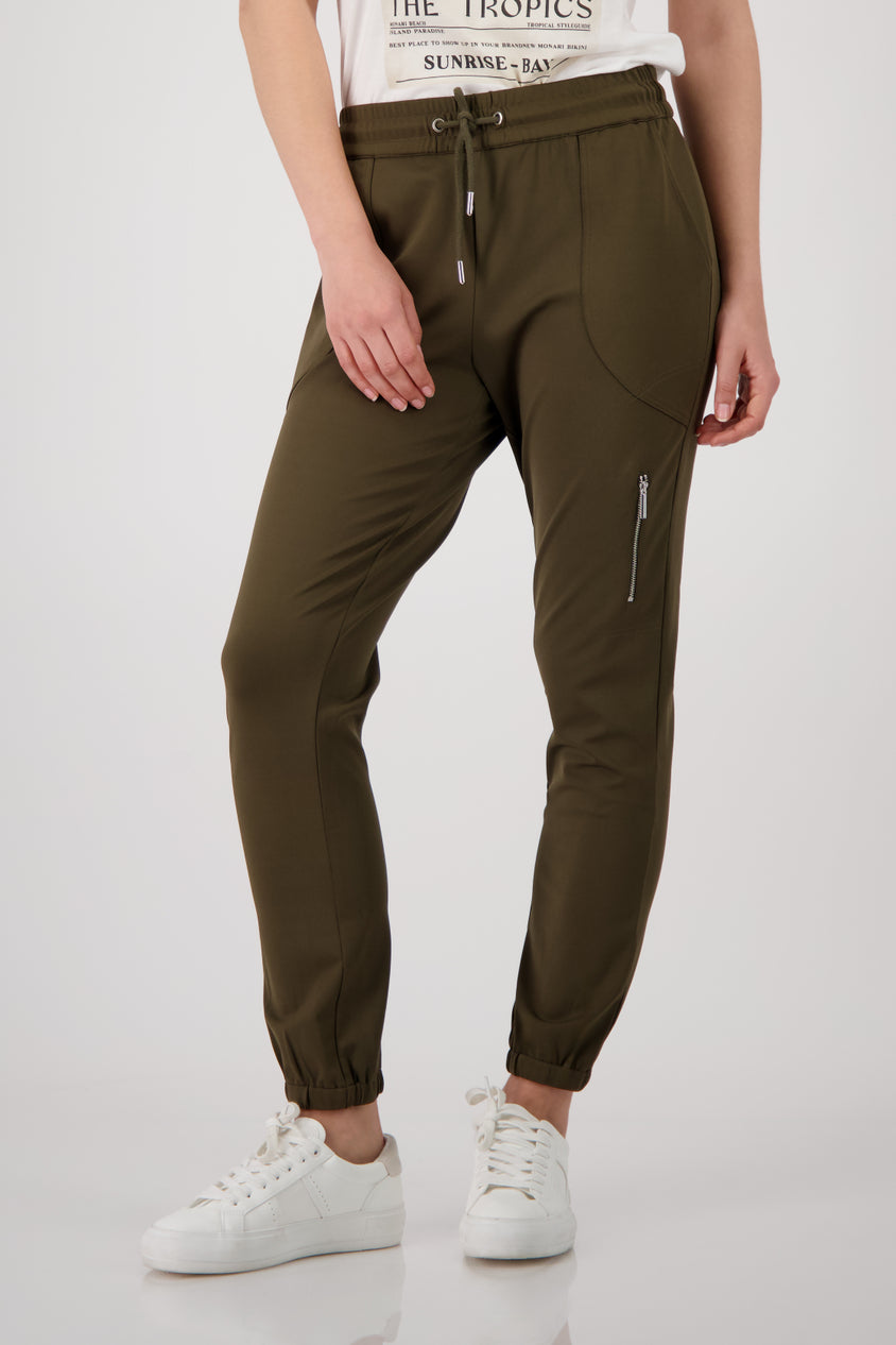 Jill Basic Pants Olive