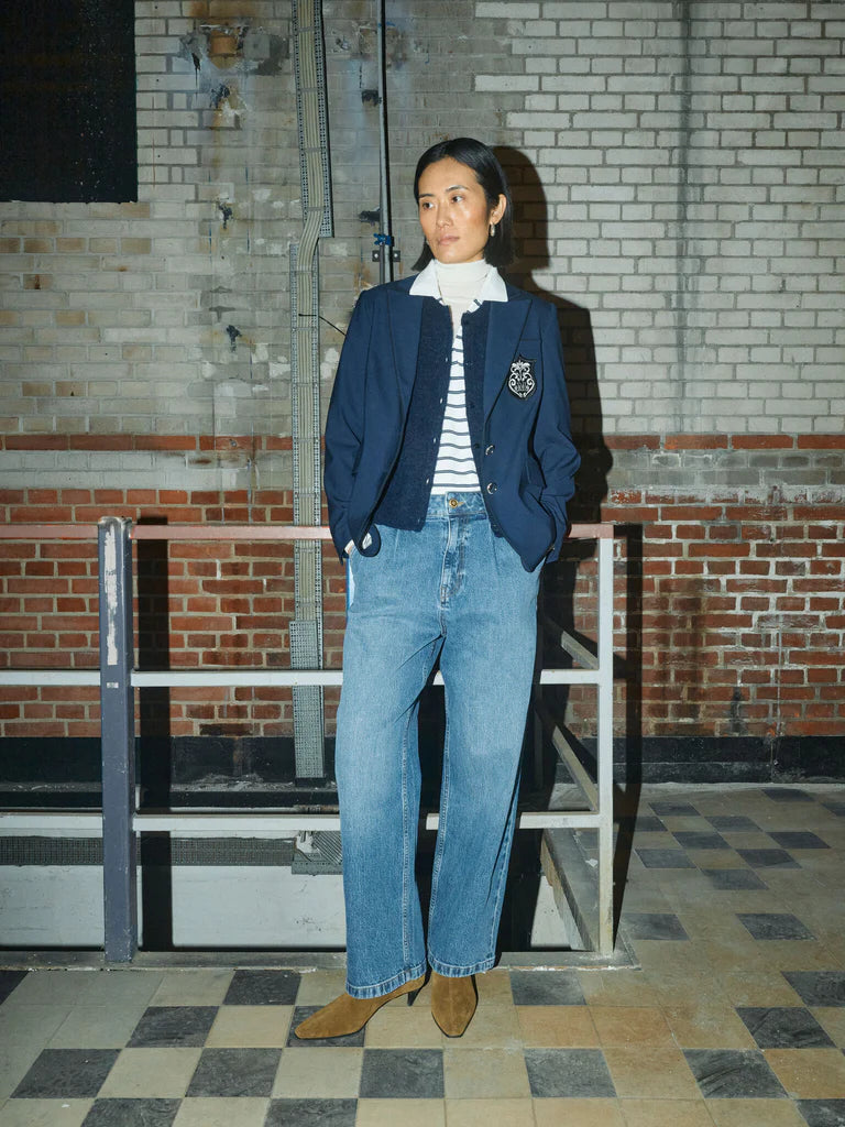 MARJURIE PIET BLAZER BLUE