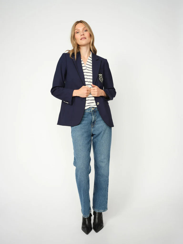 MARJURIE PIET BLAZER BLUE