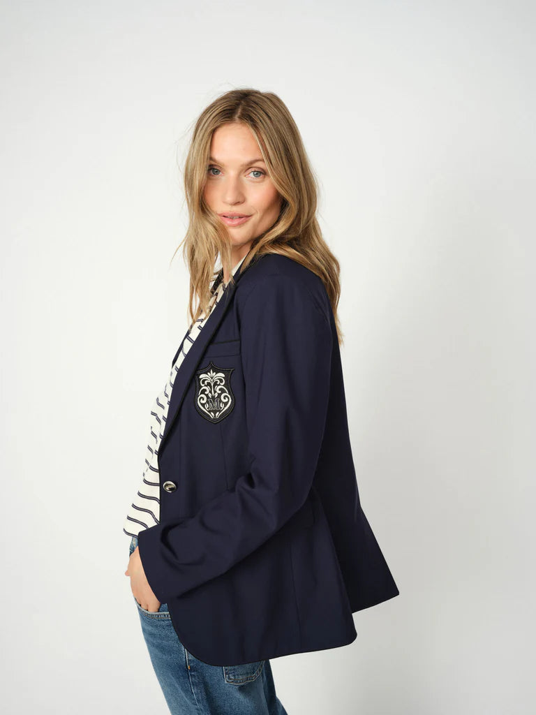 MARJURIE PIET BLAZER BLUE