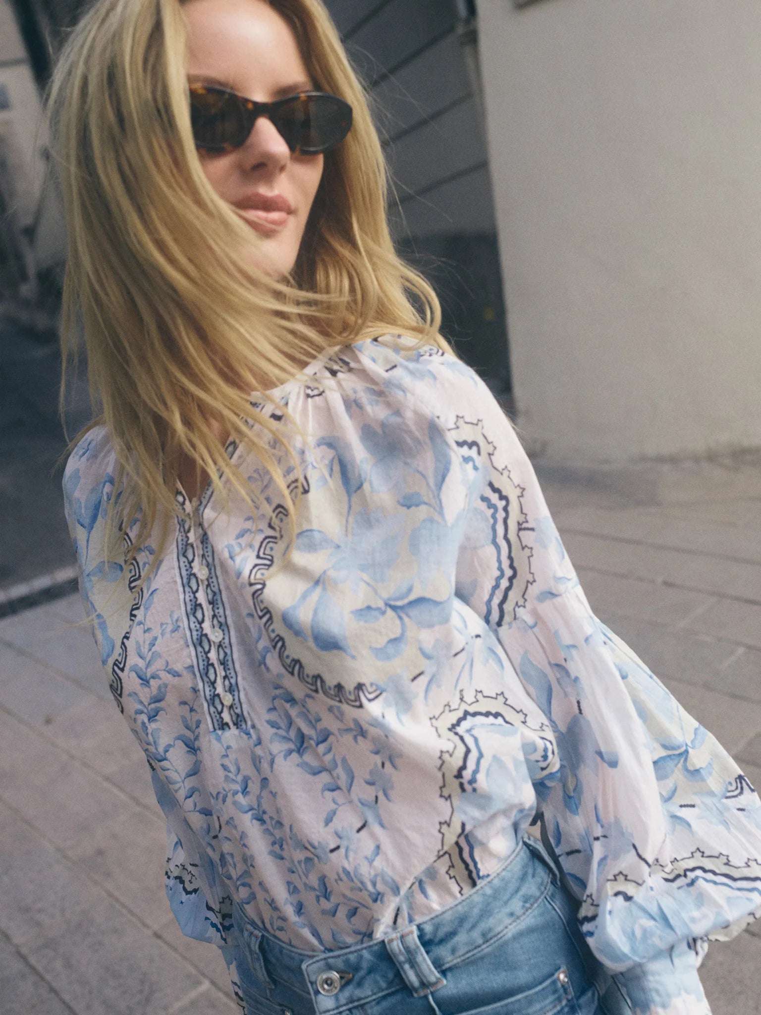 Wylde Orchid Blouse Brnr