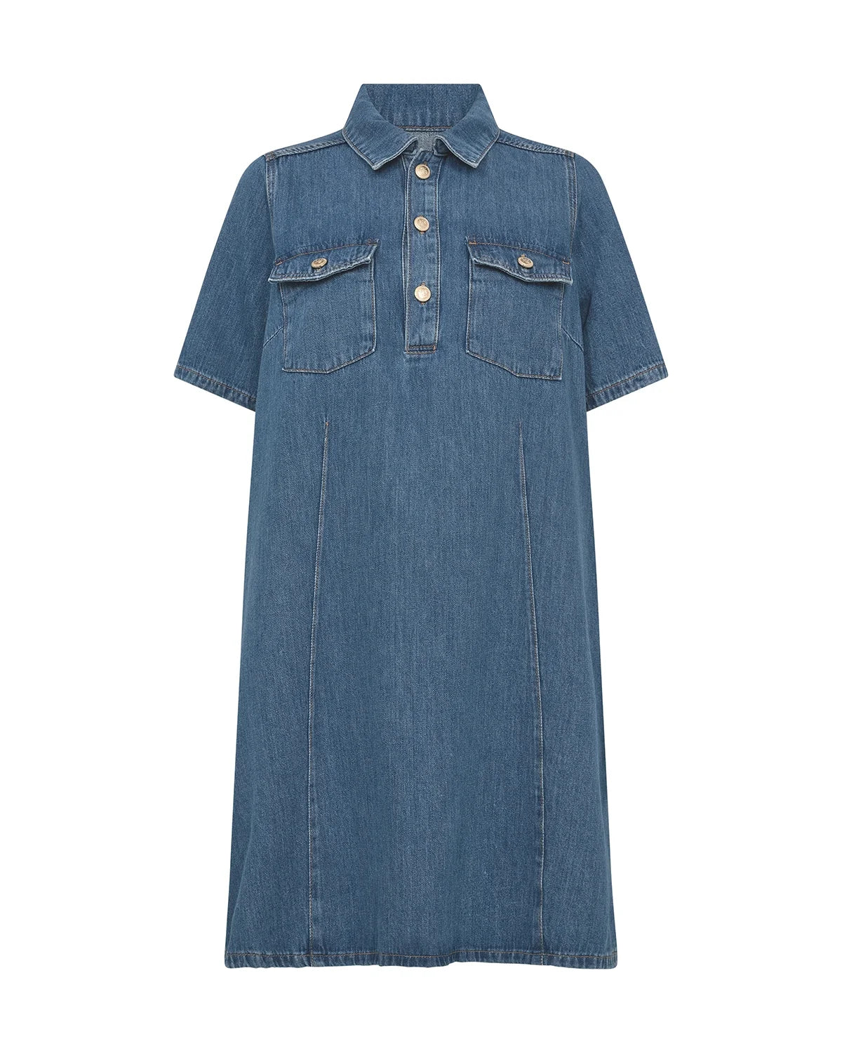 Biba East Dress Mid Blue