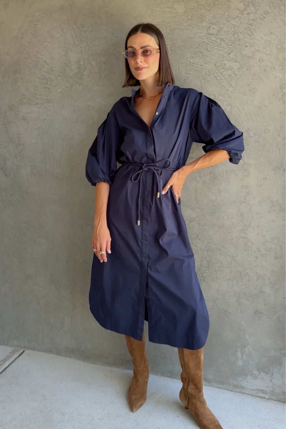 Jubilant Dress Navy