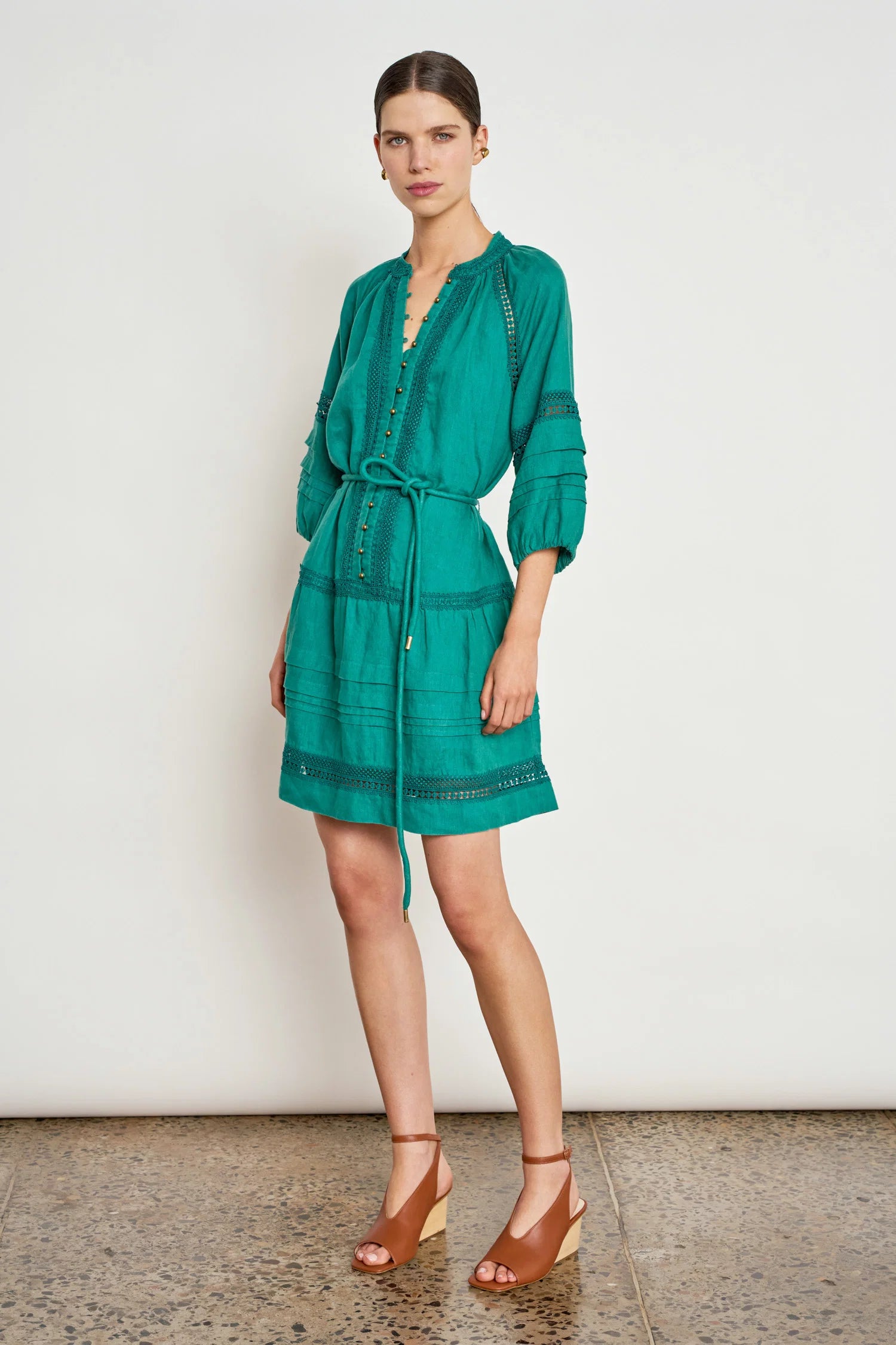 Jostle Dress Cedar