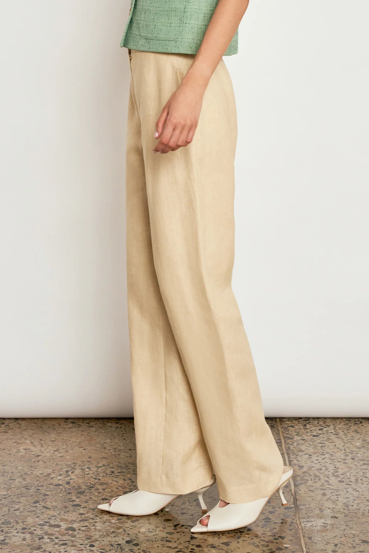 Offset Pant Eggshell