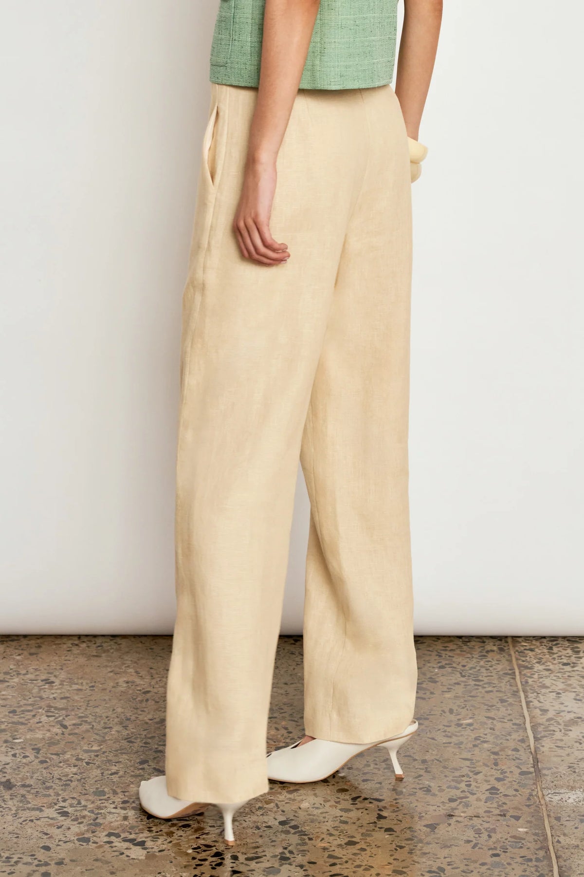 Offset Pant Eggshell