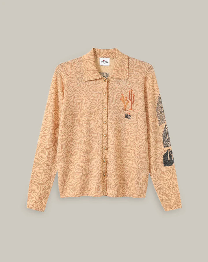 SERENITY BUTTON SHIRT KNIT RODEO