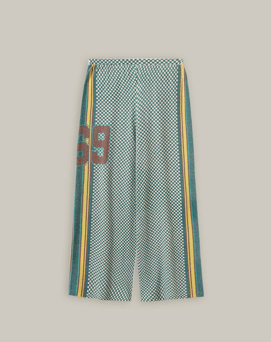 Michelle Wide Leg Knit Pant Jade