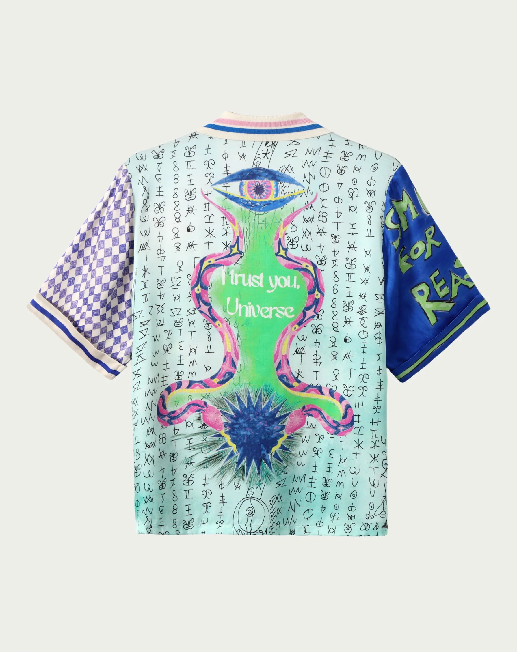 Aya Knit Collar Shirt Runic