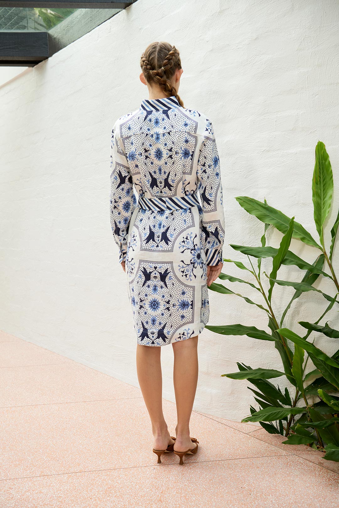 Skye Bird Dress - White