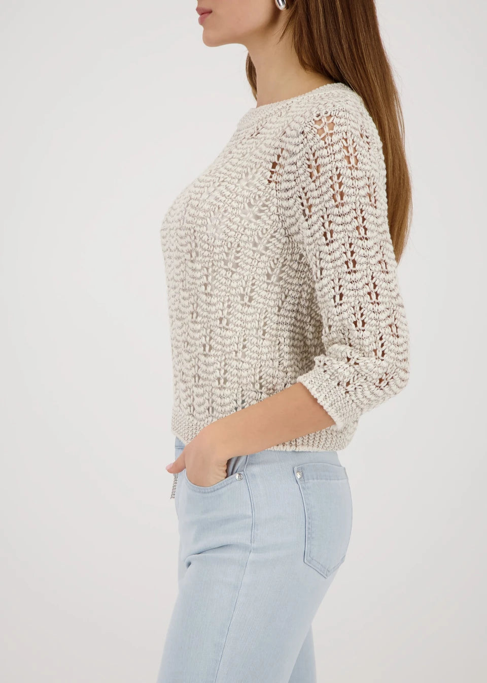 Openwork Cardigan