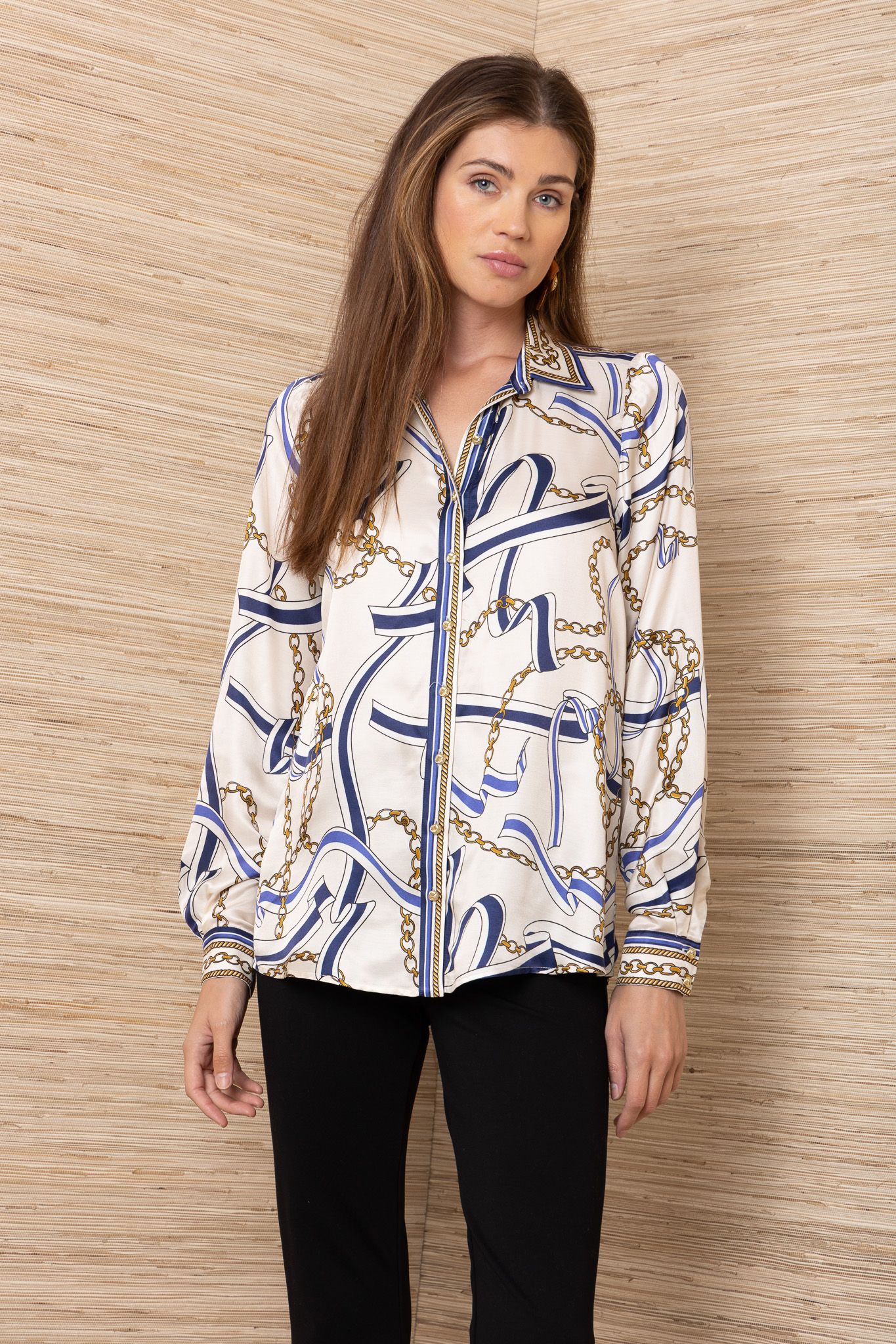 Fae Long Sleeve V Neck Top