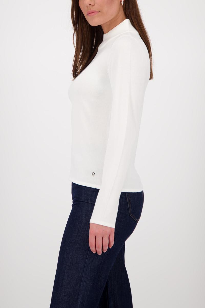 OFF WH PULLOVER BASIC SU COLLAR