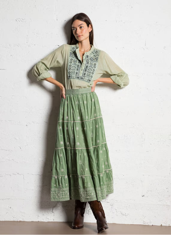 Charlotte Skirt Moss