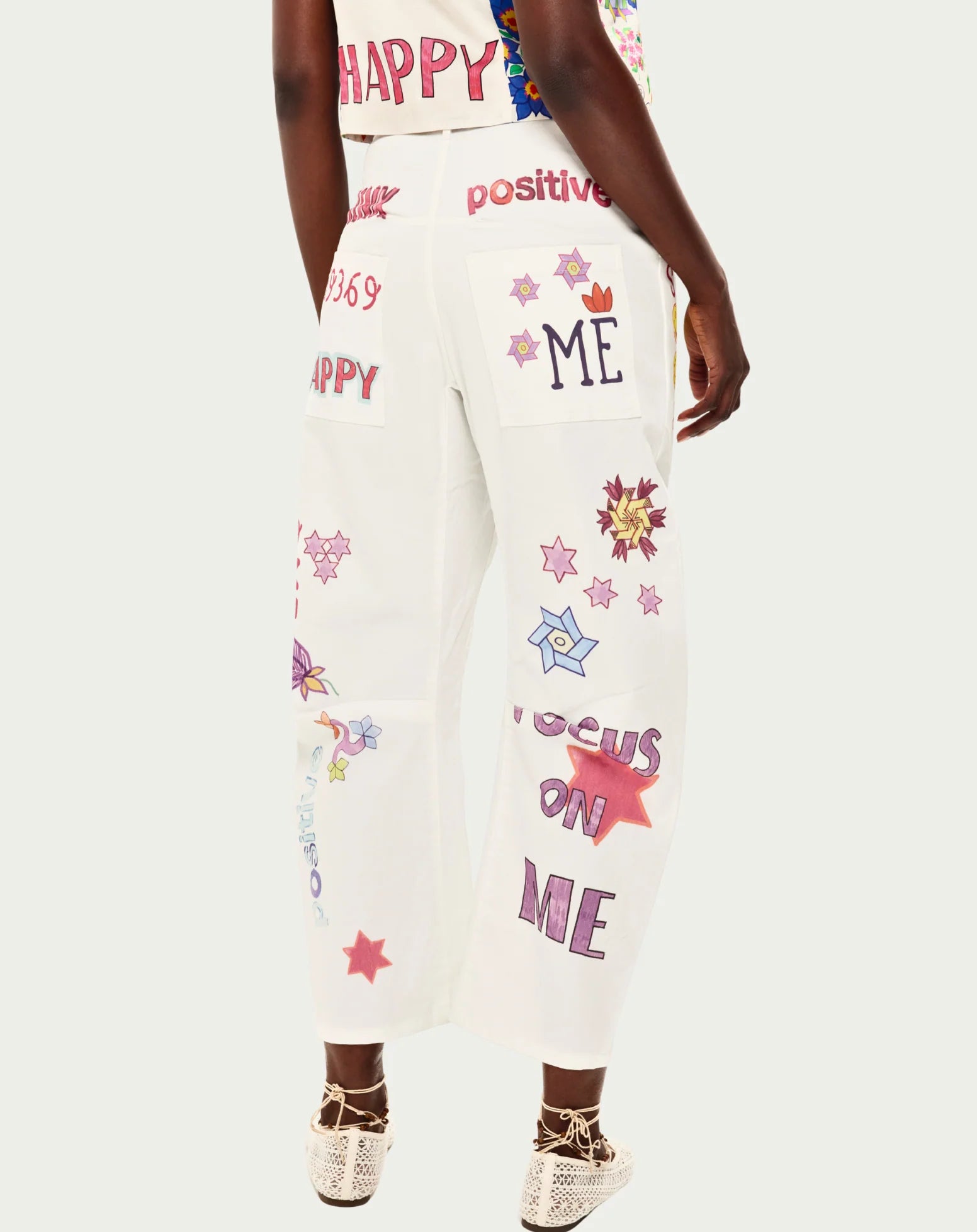 Cala Cotton Barrel Pants Markers