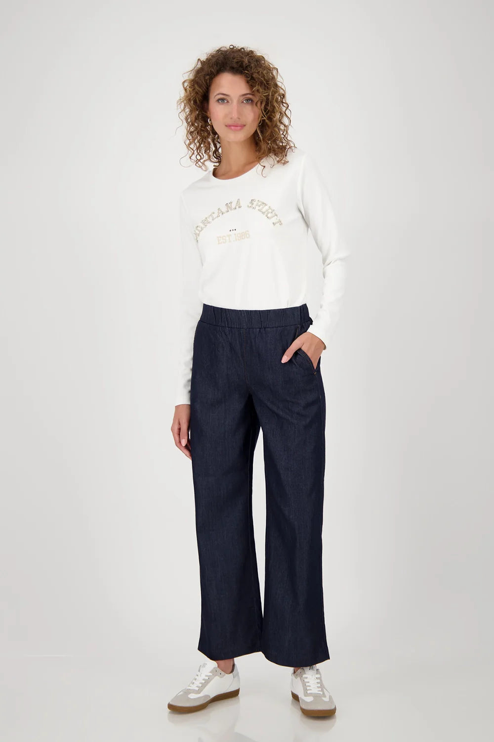 Monari Denim Culotte - Dark Denim