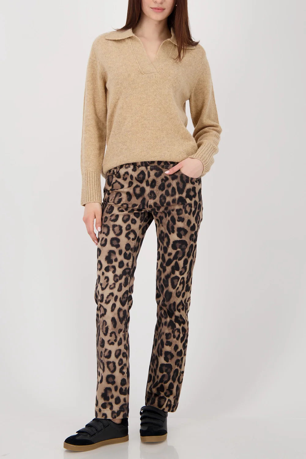Pants Leopard Slip-On