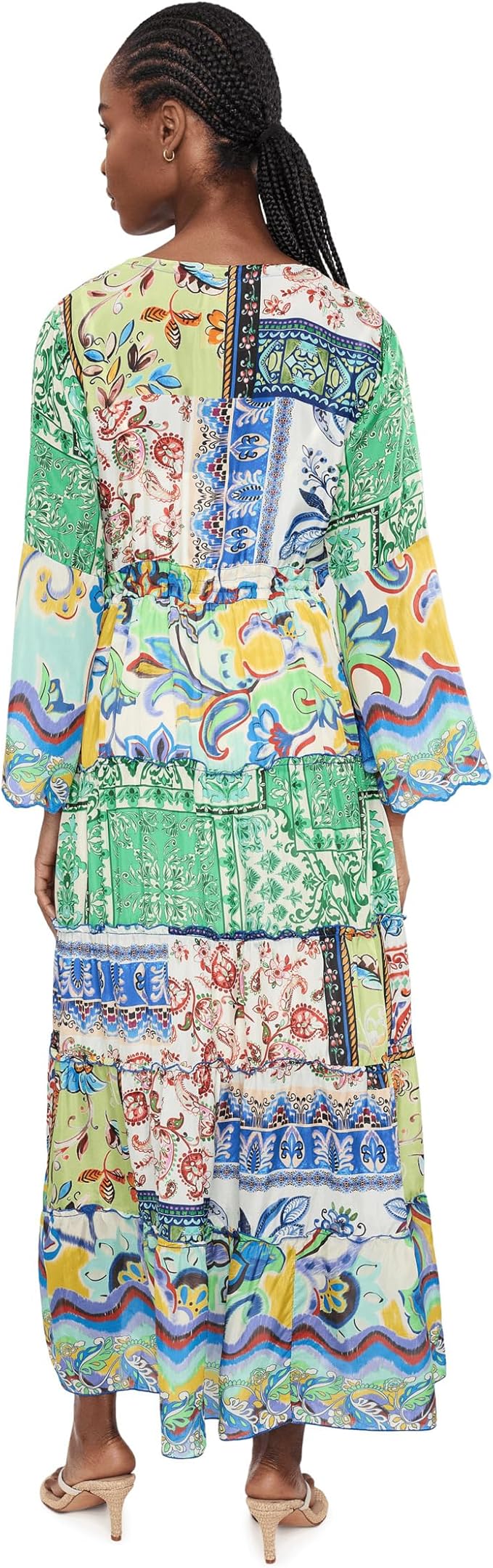 Dibble Tiered Dress Armeria Patchwork