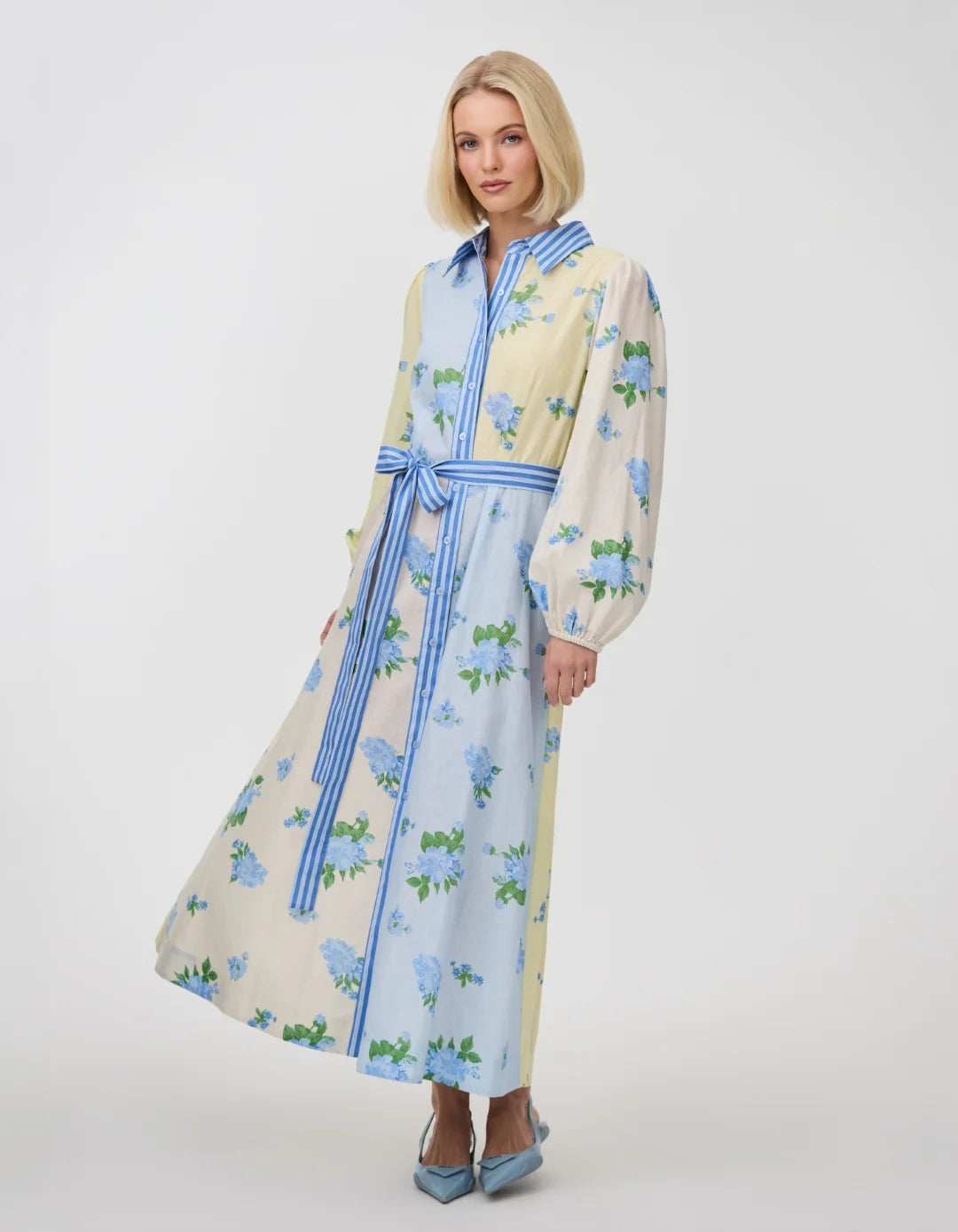Lucille Dress Whisper Multi
