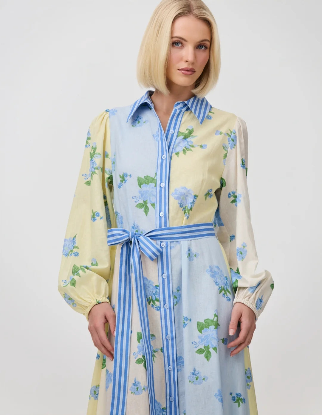 Lucille Dress Whisper Multi