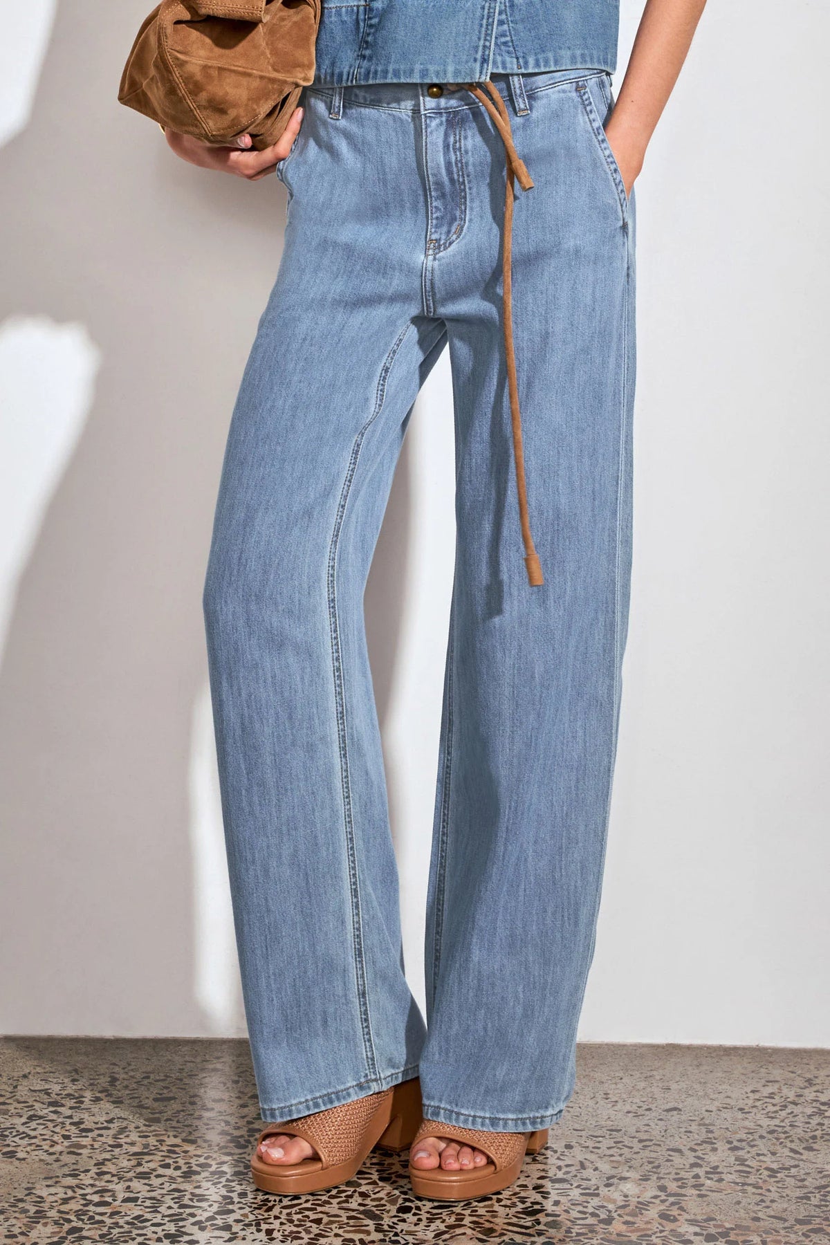 Flint Jean Light Washed Denim