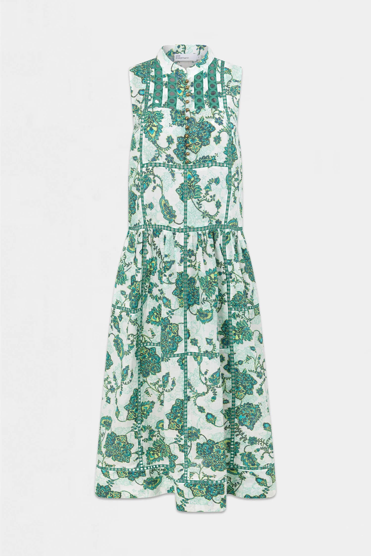 Linger Dress Garden Paisley