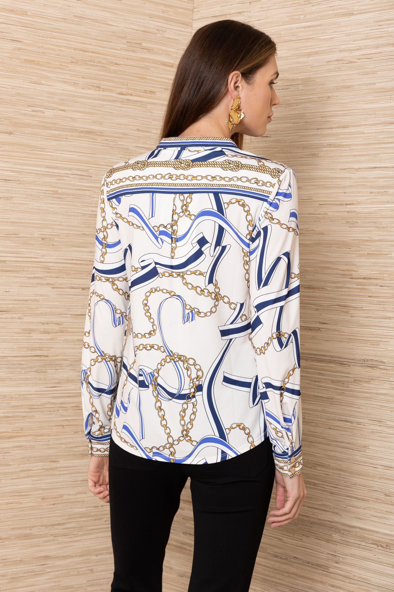 Fae Long Sleeve V Neck Top