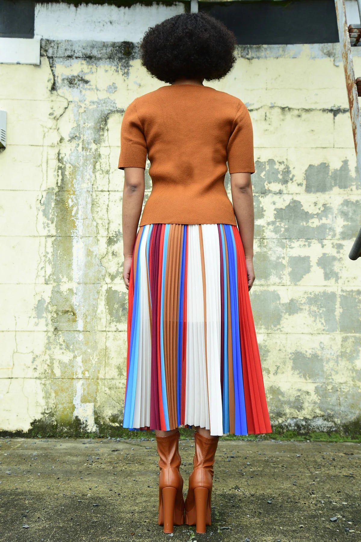 Meet & Pleat Skirt