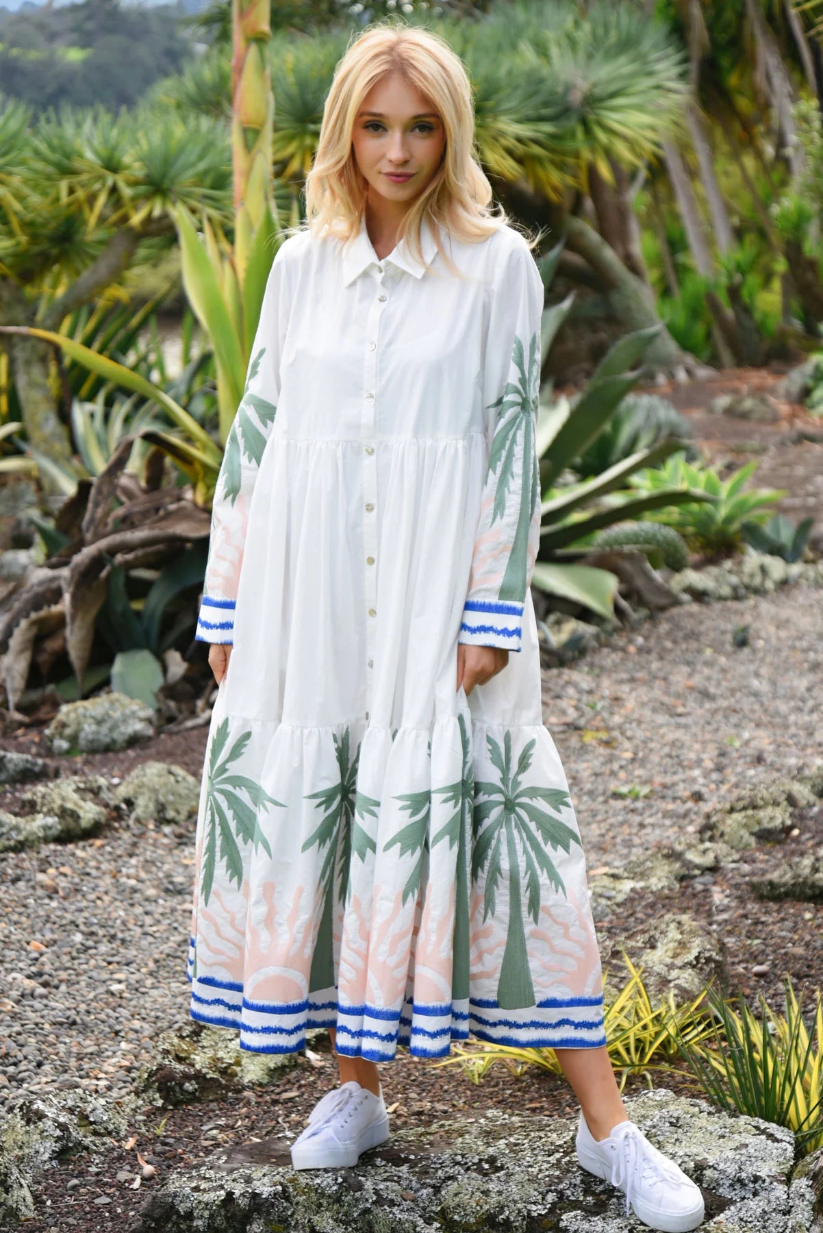 Sway & Sunset Dress White