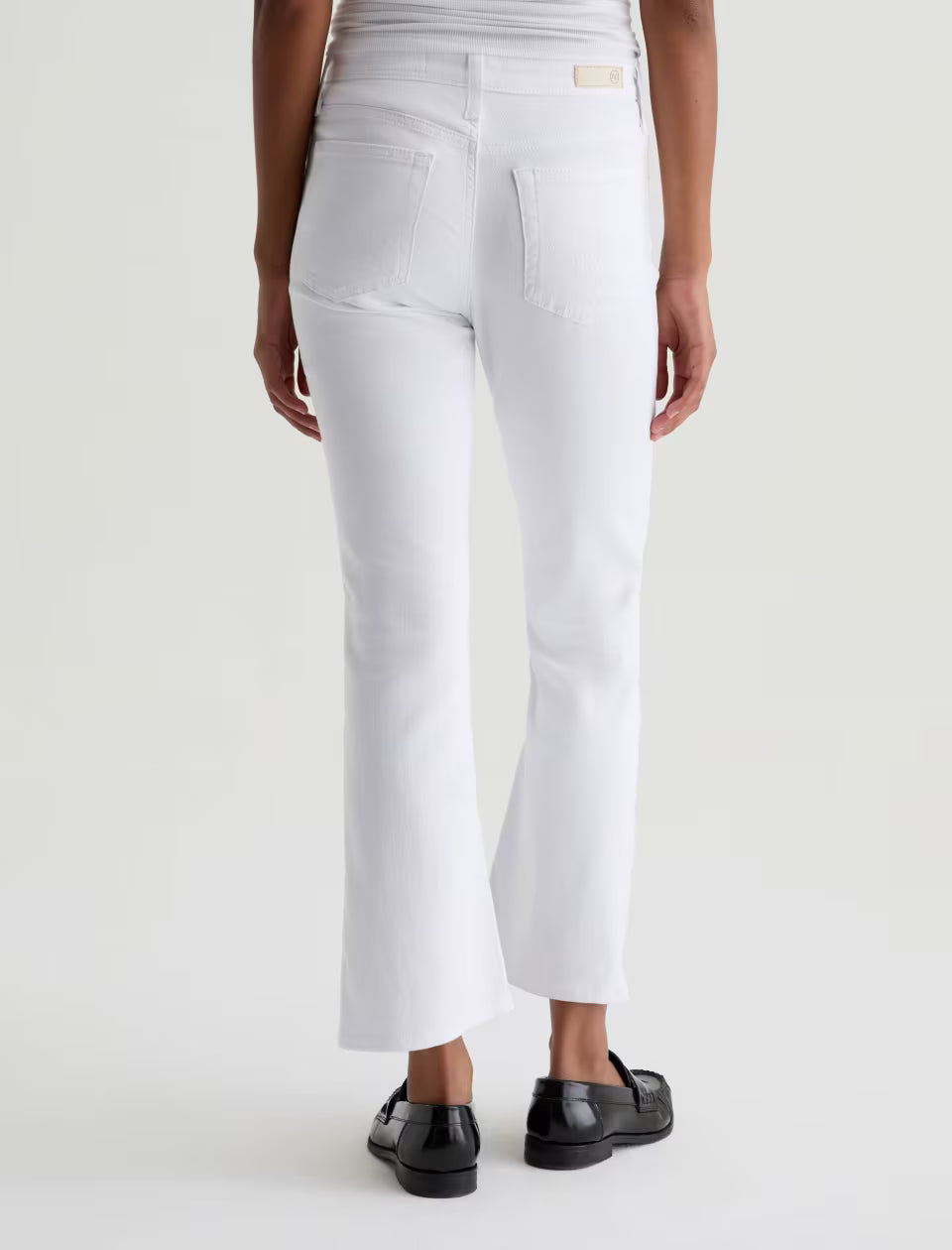 Farrah Boot Crop Jean Gallery White