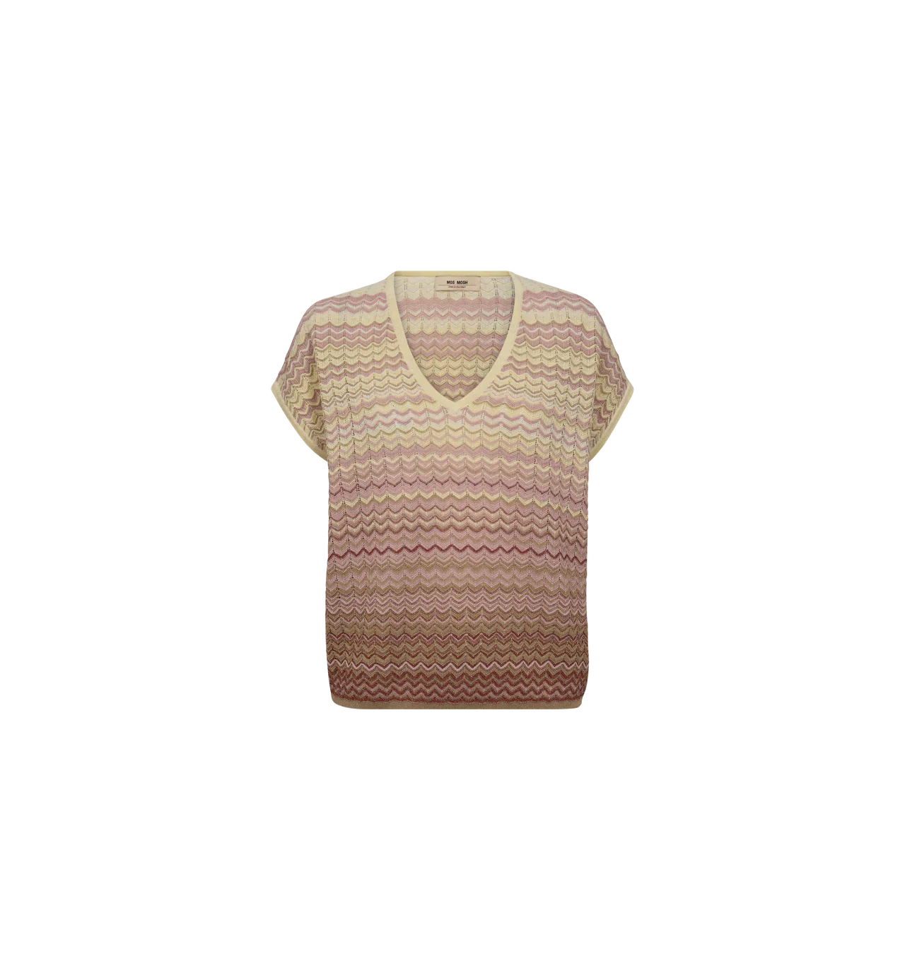 Shani Zig Zag V Neck Knit