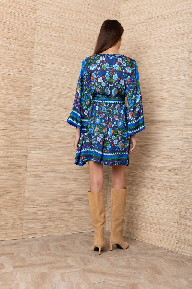 Aviva V Neck Short Dress