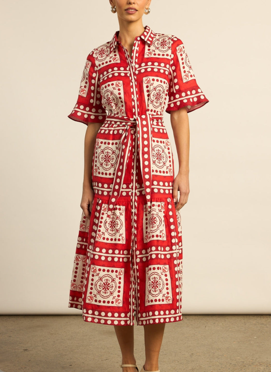 Oasis Dress - Poppy Scarf