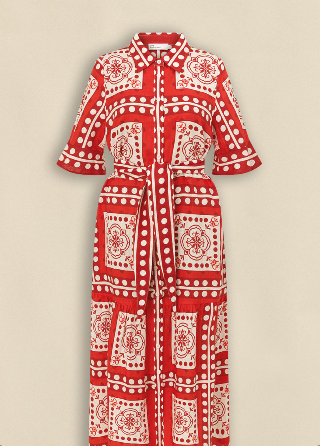 Oasis Dress - Poppy Scarf